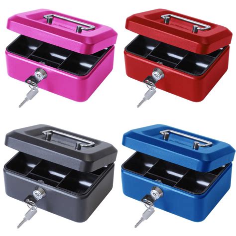 lockable cash box with key